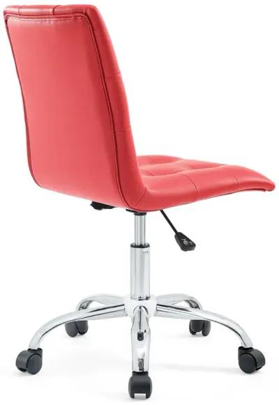 Prim Armless Mid Back Office Chair