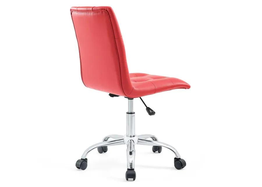 Prim Armless Mid Back Office Chair