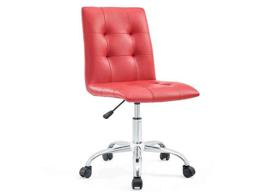 Prim Armless Mid Back Office Chair