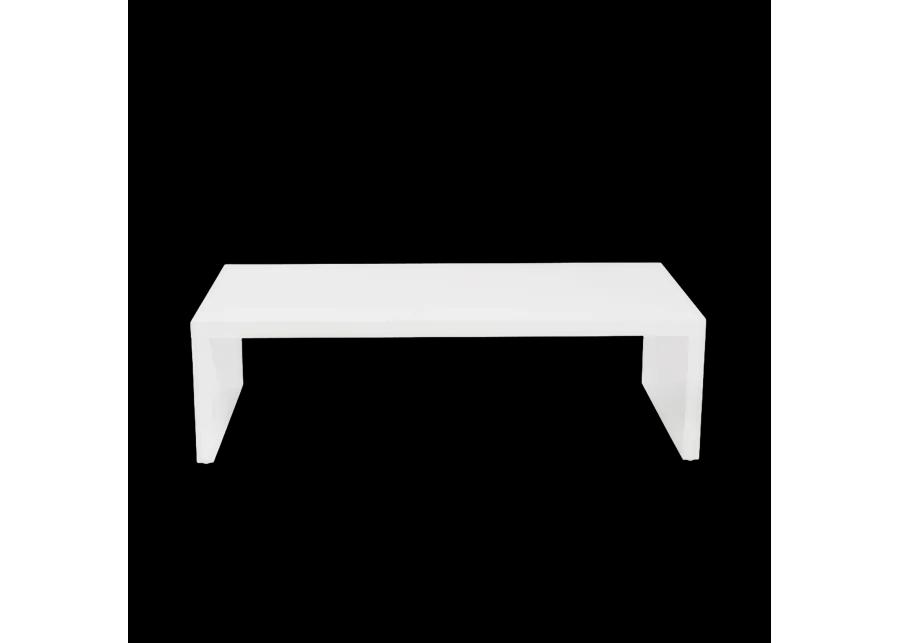 Abby Coffee Table in High Gloss White