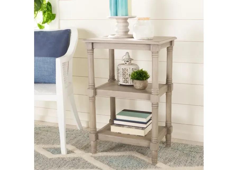 CASSIE 3 SHELF ACCENT TABLE