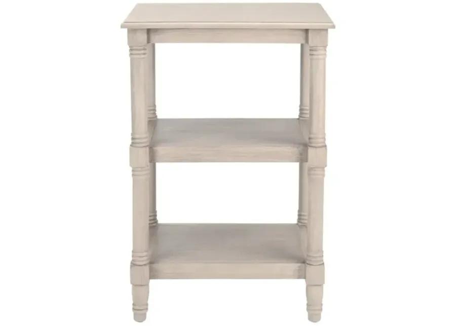 CASSIE 3 SHELF ACCENT TABLE