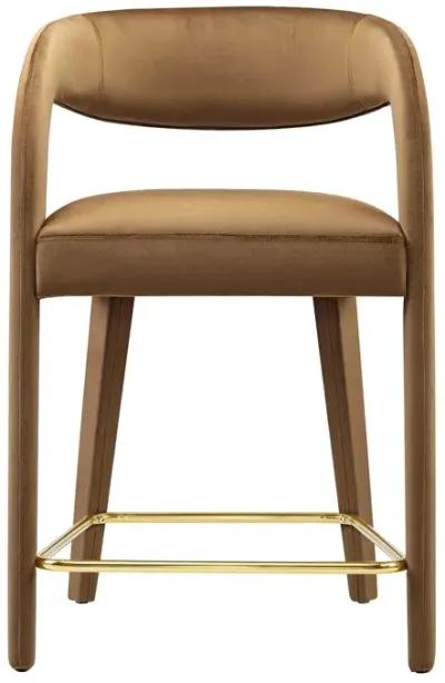 Pinnacle Performance Velvet Counter Stool Set of Two