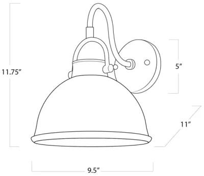 Eloise Ceramic Sconce (White)