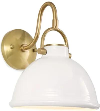 Eloise Ceramic Sconce (White)