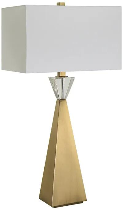 Arete Modern Brass Table Lamp