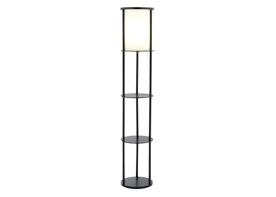 Stewart round Shelf Floor Lamp