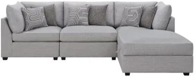 Cambria 4-Piece Upholstered Modular Sectional