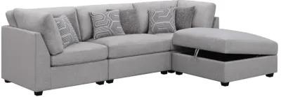 Cambria 4-Piece Upholstered Modular Sectional