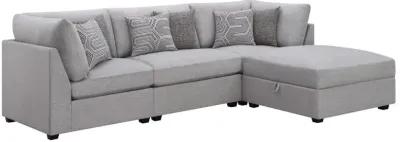 Cambria 4-Piece Upholstered Modular Sectional