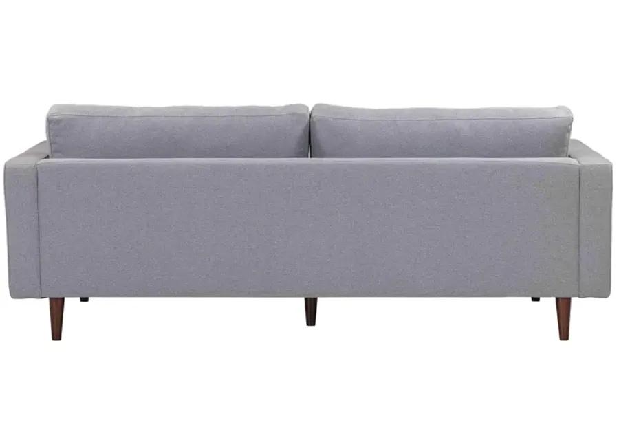 Cave Gray Tweed Sofa