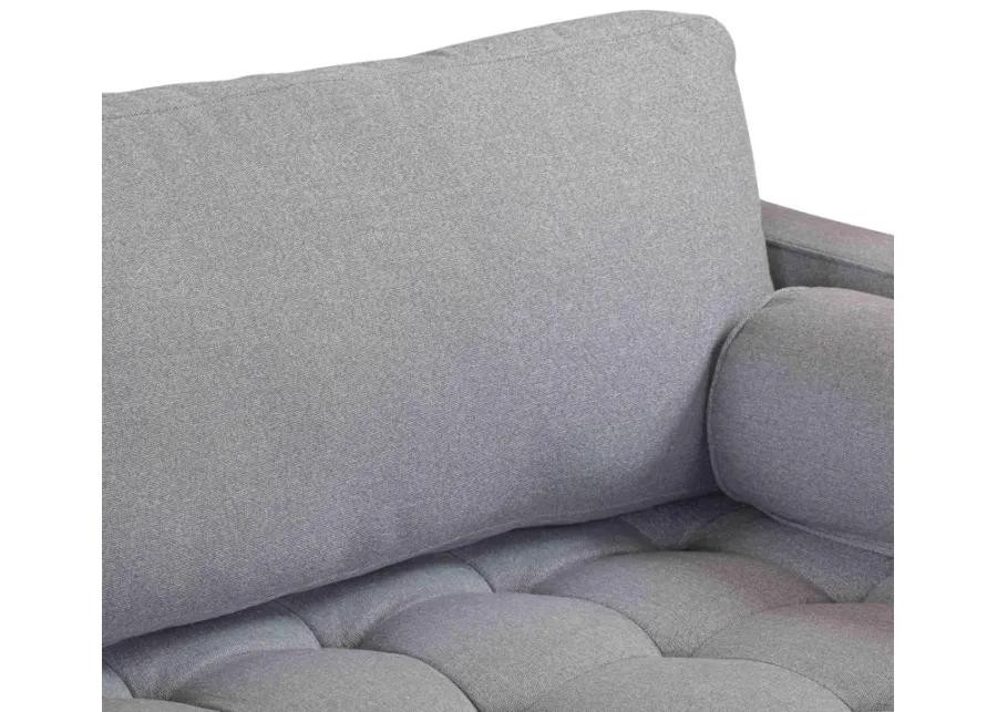 Cave Gray Tweed Sofa