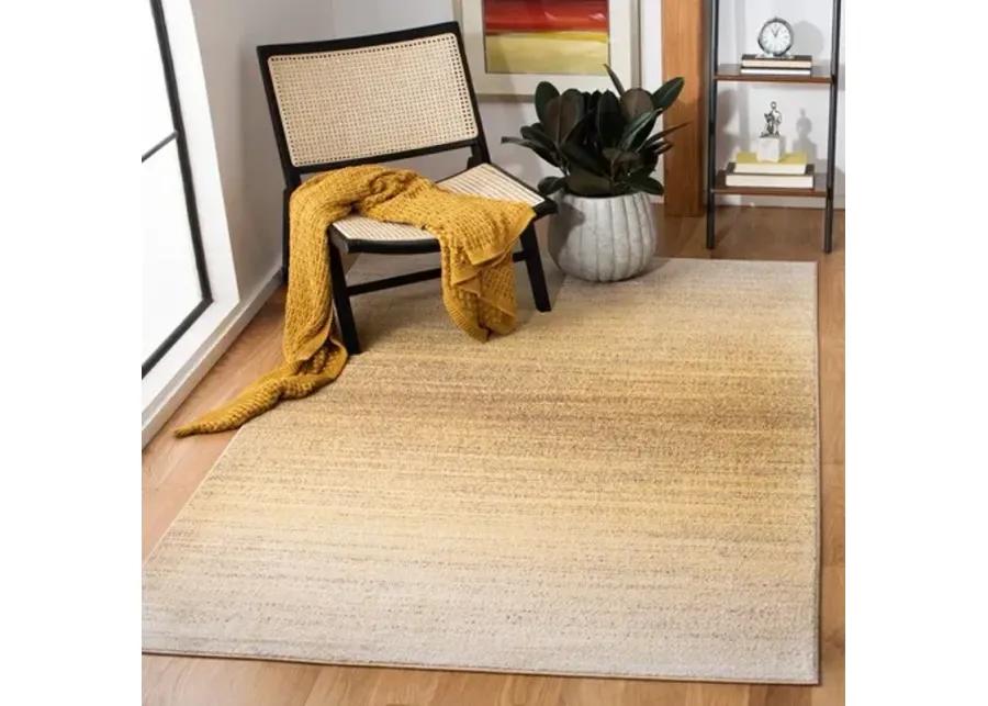 Adirondack Contemporary Gold / Ivory 2'-6" X 8' Powerloomed Rug