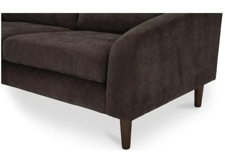 Quinn Sectional Dark Brown