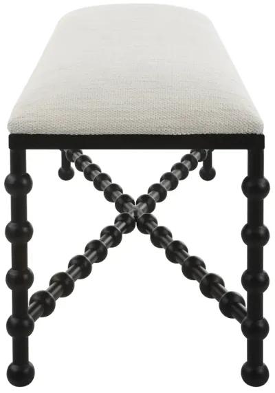 Iron Drops Cushioned Bench