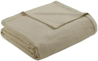 Madison Park Liquid Cotton Linen Blanket