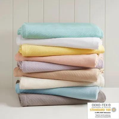 Madison Park Liquid Cotton Linen Blanket