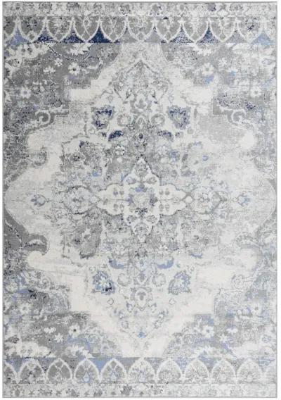 Marquise L. Gray  Polypropylene  5'2" x 7'3" Rectangle Rug