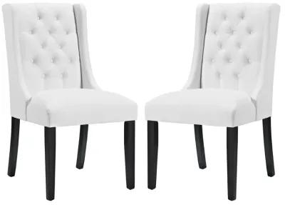 Baronet Dining Chair Vinyl Set of 2