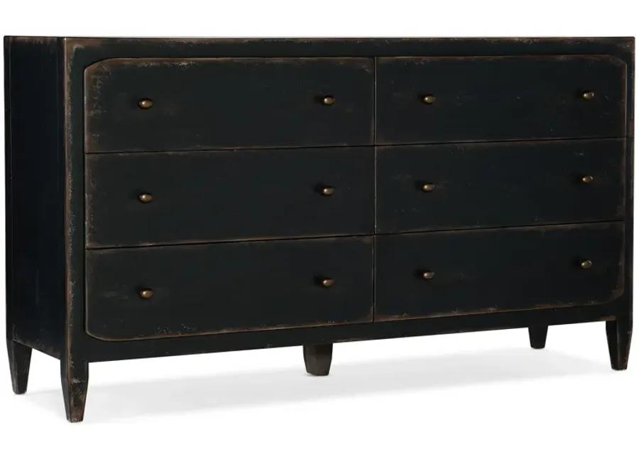 Ciao Bella Six-Drawer Dresser