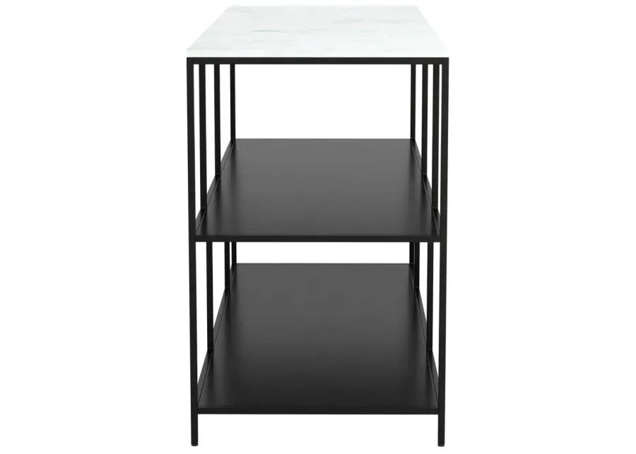 Singularity Console Table White & Black