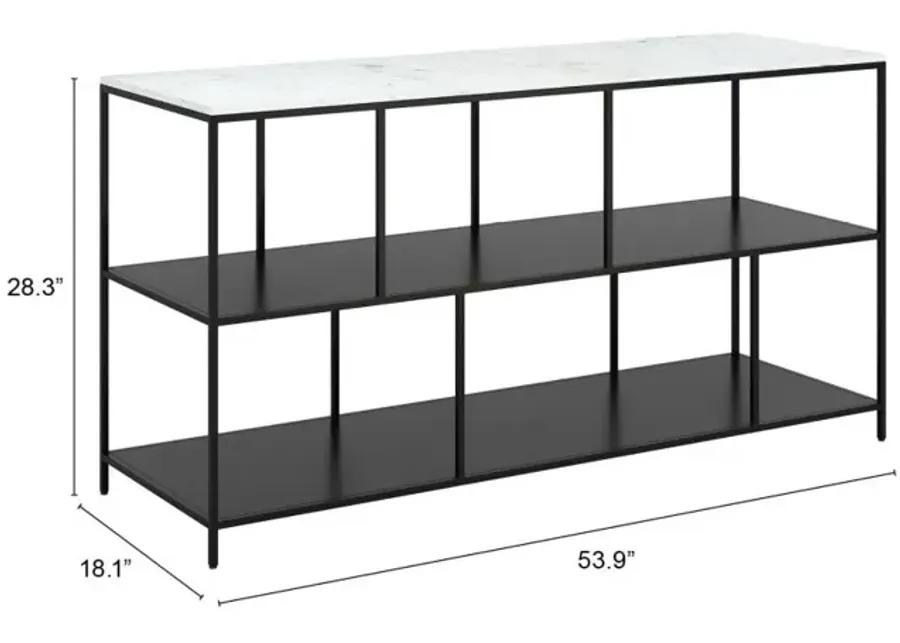 Singularity Console Table White & Black