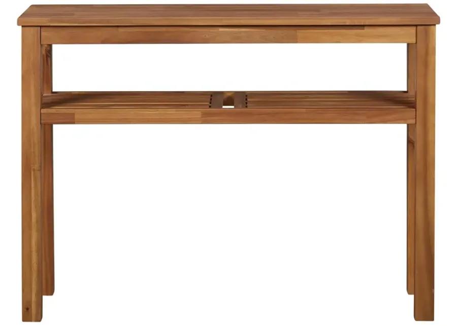 Tiburon Shelf Console Table