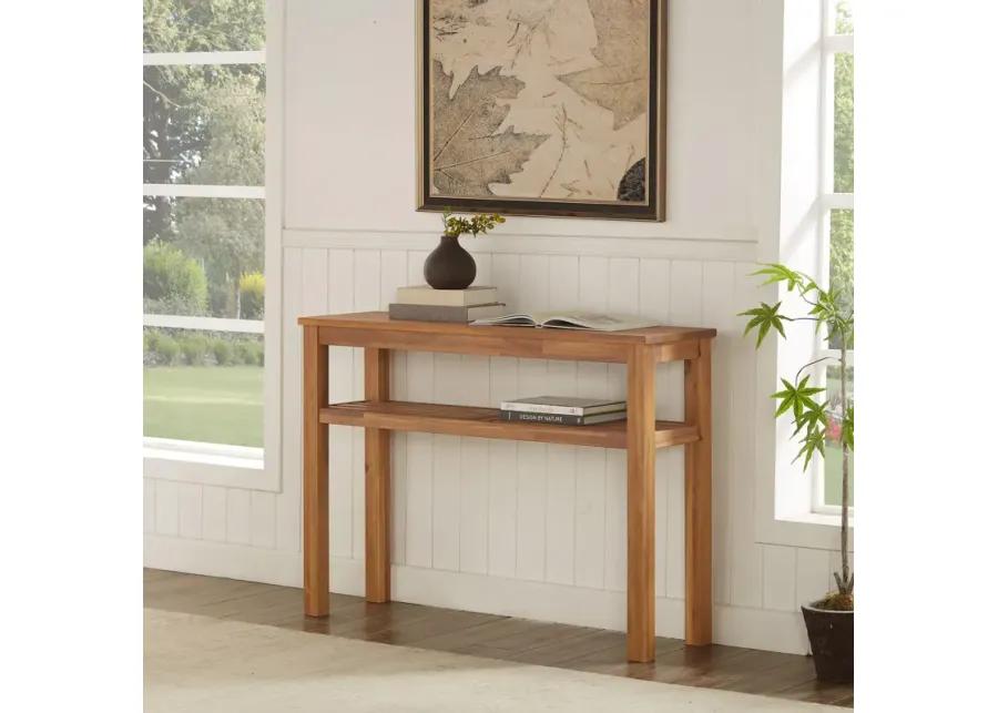 Tiburon Shelf Console Table