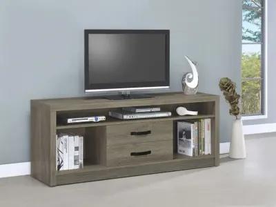 Burslem 2-Drawer Tv Console Grey Driftwood