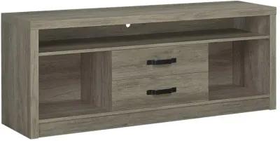 Burslem 2-Drawer Tv Console Grey Driftwood