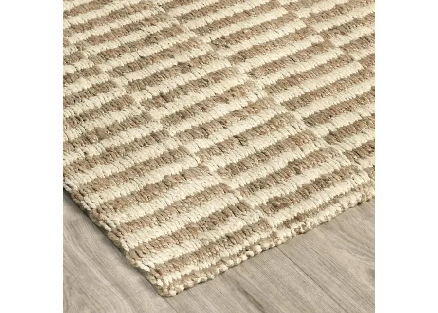 Monterey 8'x10' Jute Handwoven Sustainable Ivory Accent Area Rug