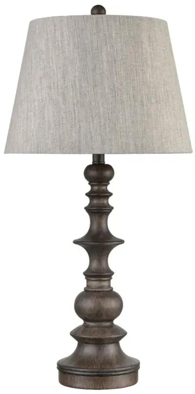 Rhinebeck 30" High 1-Light Table Lamp - Aged Wood