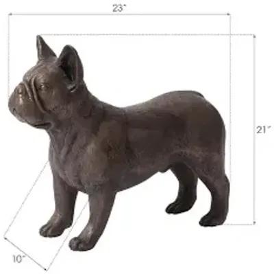 french bulldog, bronze