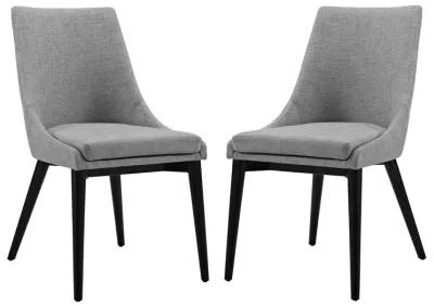 viscount Dining Side Chair Fabric Set of 2