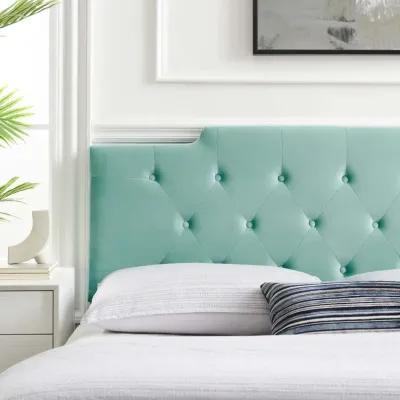 Juliet Tufted King/California King Performance Velvet Headboard