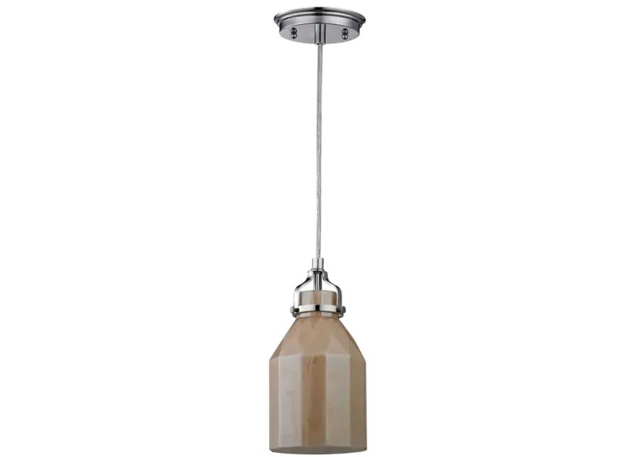 Danica 5" Wide 1-Light Mini Pendant - Amber