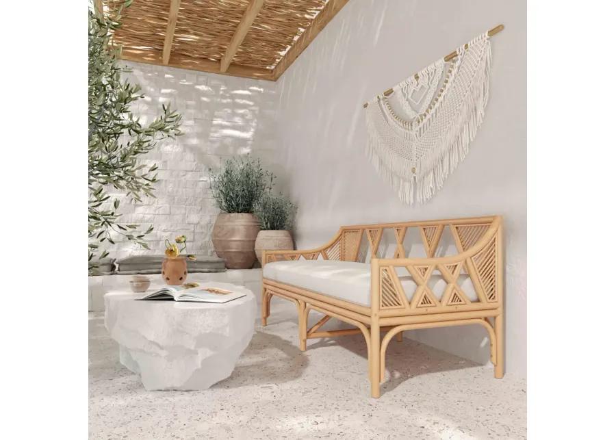 Jayla Natural Rattan Bench