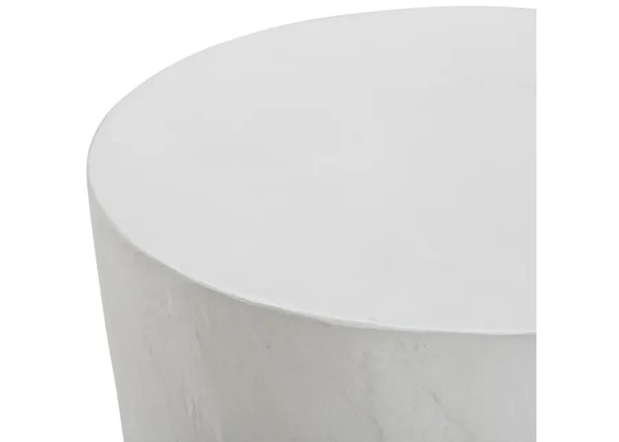 Margot Light Grey Faux Plaster Indoor / Outdoor Concrete Stool