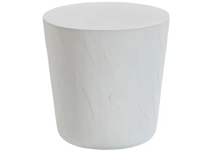 Margot Light Grey Faux Plaster Indoor / Outdoor Concrete Stool