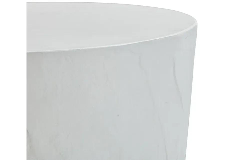 Margot Light Grey Faux Plaster Indoor / Outdoor Concrete Stool