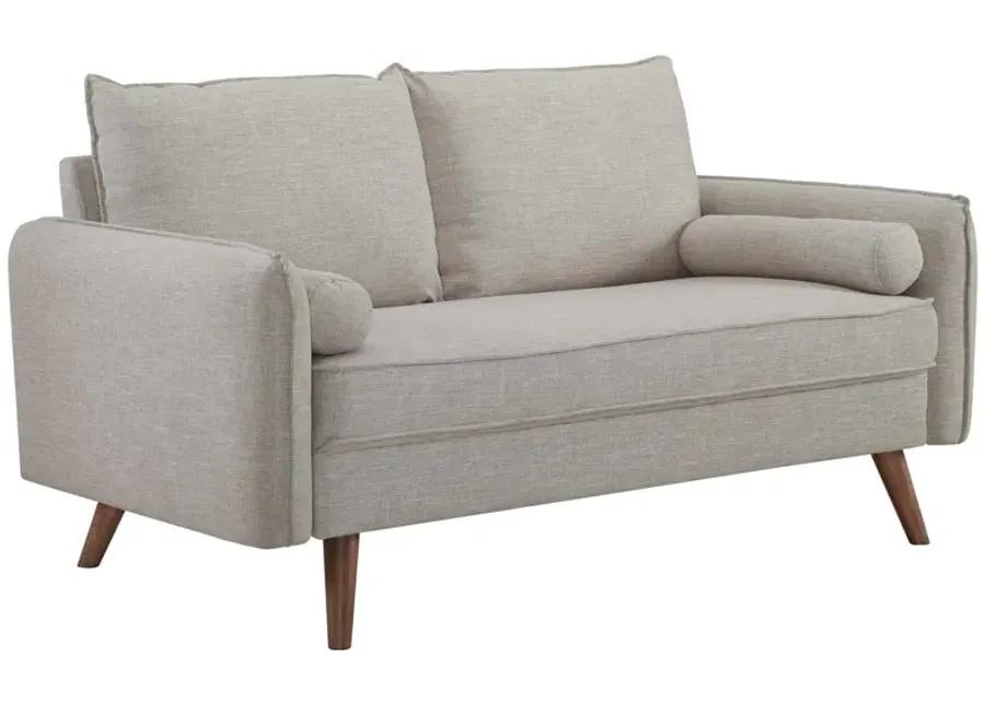 Revive Upholstered Fabric Loveseat