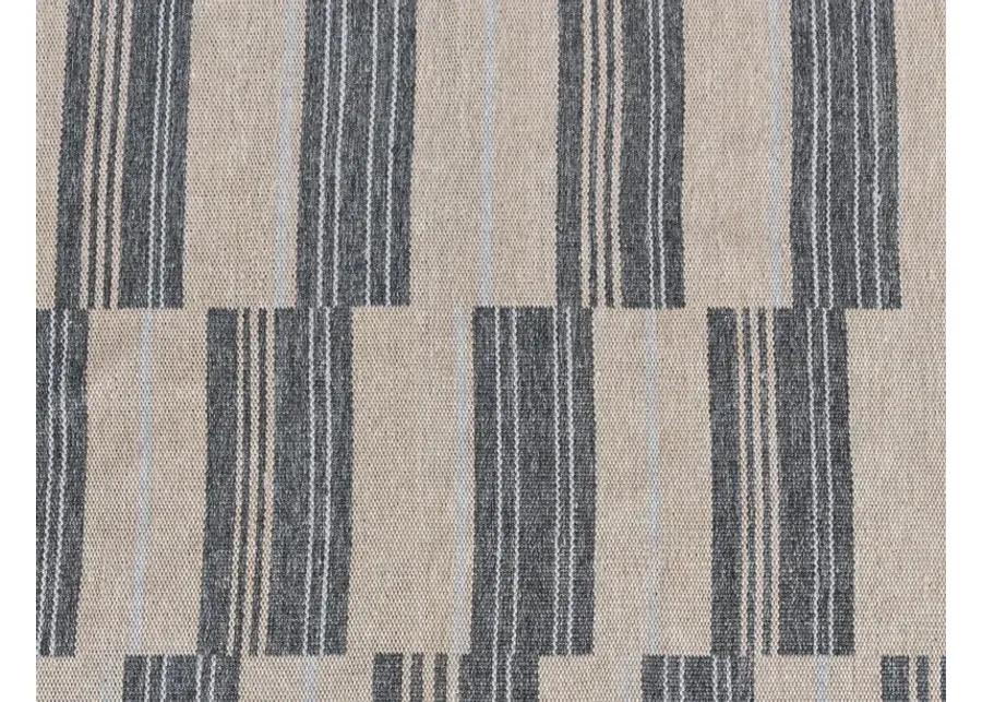 Indr Colton Stripe Charcoal 