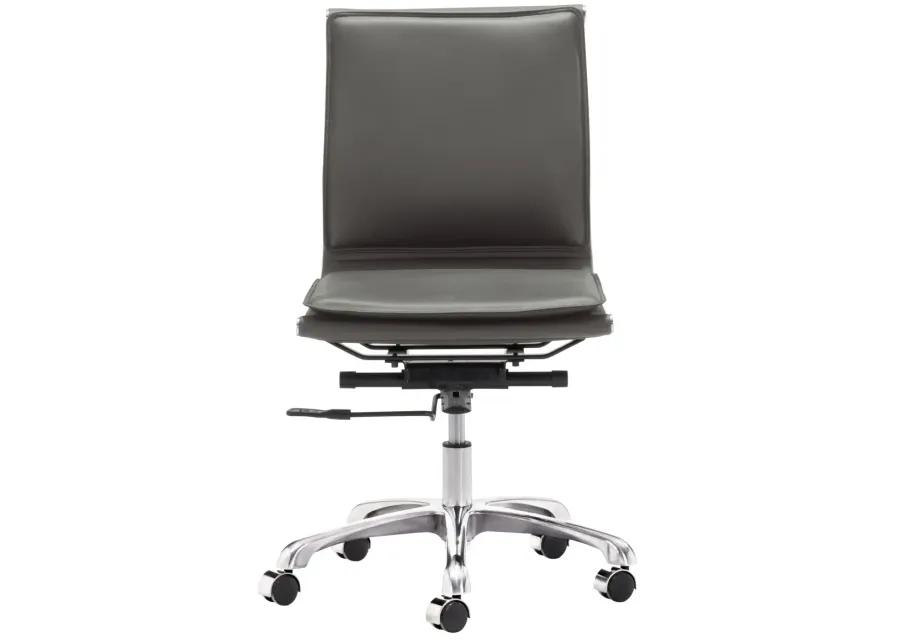 Lider Plus Armless Office Chair Gray