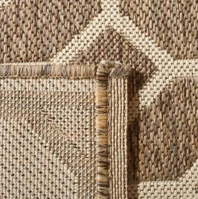 BEACH HOUSE Collection BHS127D-28 Beige / Cream 2'-2" X 8'