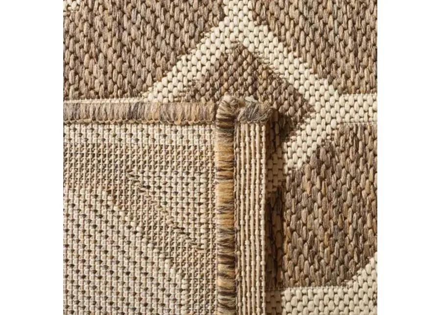 BEACH HOUSE Collection BHS127D-28 Beige / Cream 2'-2" X 8'