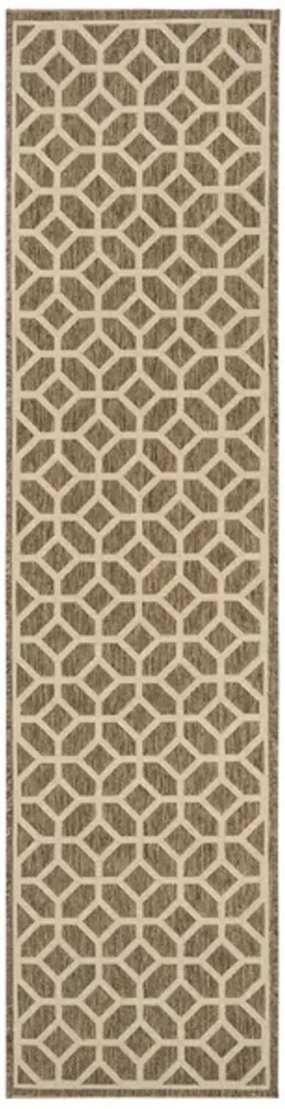 BEACH HOUSE Collection BHS127D-28 Beige / Cream 2'-2" X 8'