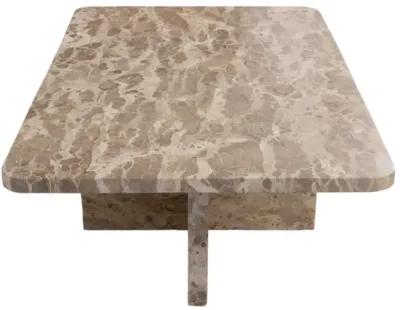 Marble, 48" Coffee Table, Brown Kd, 2boxes