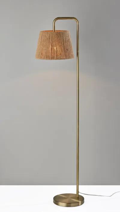 Tahoma Floor Lamp- Antique Brass