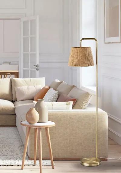 Tahoma Floor Lamp- Antique Brass