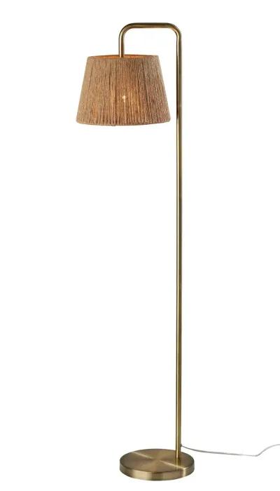 Tahoma Floor Lamp- Antique Brass